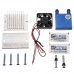 Thermoelectric Peltier Refrigeration Cooling System Kit Cooler Fan DIY