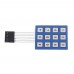 5pcs 4 x 3 Matrix Array 12 Key Keypad Keyboard Sealed Membrane 4 3 Button Pad with Sticker Switch